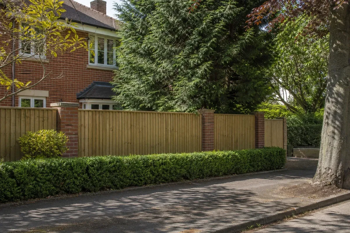 Garden fencing in West Bridgford, Nottingham